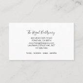 Queen Bee & Crown Apiary Honing Producten Boerderi Klantenkaartje (Achterkant)