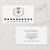 Queen Bee & Crown Apiary Honing Producten Boerderi Klantenkaartje (Voorkant / Achterkant)