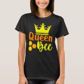 Queen Bee Crown Honeycomb T-shirt (Voorkant)