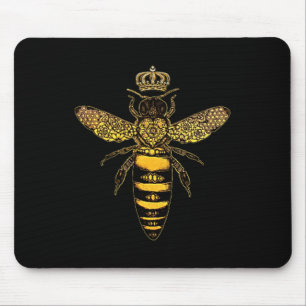 Queen Bee Earth Day Natuur Love Save the B Muismat