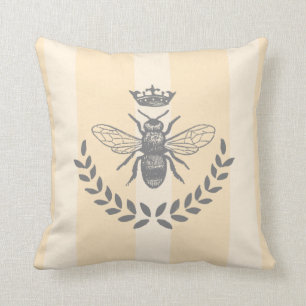 Queen Bee    Elegant French Stripe Kussen
