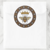 Queen Bee Elegant Lijst Honey Label Personaliseren (Tas)
