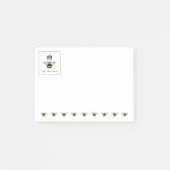 Queen Bee en Crown Zakelijk Promotie Post-it® Notes (Voorkant)