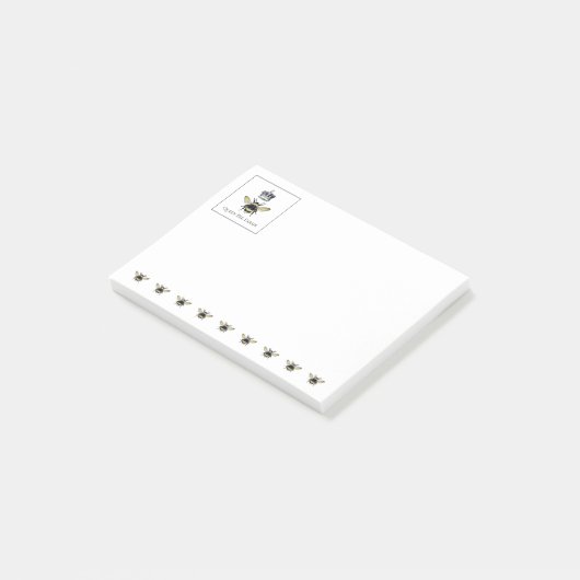 Queen Bee en Crown Zakelijk Promotie Post-it® Notes (Schuin)