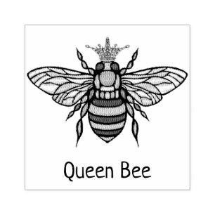 Queen Bee Fancy Kroonrubberen stempel