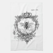 Queen Bee French Collage Kitchen Towel Theedoek (Verticaal)