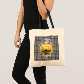 Queen Bee Funny Cute Girly gepersonaliseerd Tote Bag (Voorkant (product))