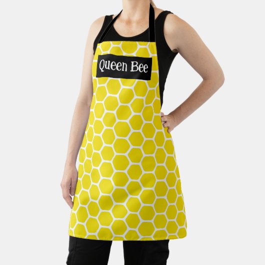 Queen Bee geel Schort (Insitu)