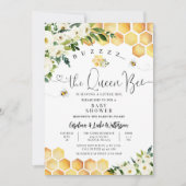 Queen Bee Genderneutraal Mama to Bee Baby shower Kaart (Voorkant)