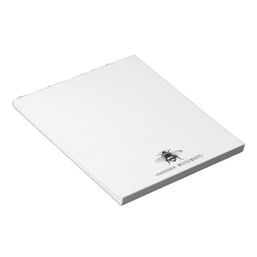 Queen Bee gepersonaliseerd Notitieblok (Schuin)