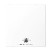 Queen Bee gepersonaliseerd Notitieblok (Voorkant)