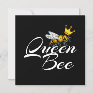 Queen Bee Gift voor vrouwen Giften van de bije Feestdagenkaart