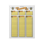 Queen Bee Goal Planner Custom Notitieblok (Linkerzijde)