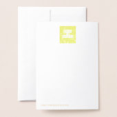 Queen Bee Gold Foil Wenskaart Folie Kaarten (Met envelop)