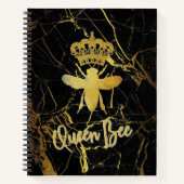 QUEEN BEE Graph Paper Spiral notebook Notitieboek (Voorkant)