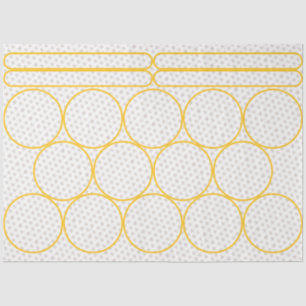 Queen Bee Honey Jar Lid Topper Tissuepapier