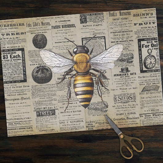  Queen Bee Horticulture Ads Ephemera Tissuepapier