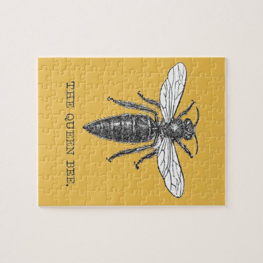 Queen Bee Illustration Bug Insect Legpuzzel (Horizontaal)