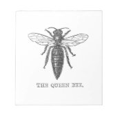 Queen Bee Illustration Bug Insect Notitieblok (Voorkant)