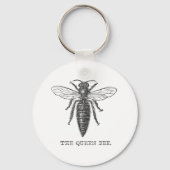 Queen Bee Illustration Bug Insect Sleutelhanger (Voorkant)