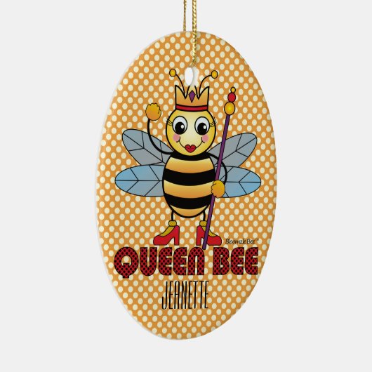 Queen Bee Keramisch Ornament (Rechts)