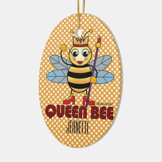 Queen Bee Keramisch Ornament (Links)