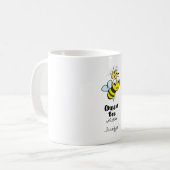 Queen Bee Leuke Bumble Bee met Kroon Gepersonalise Koffiemok (Voorkant links)