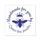 Queen Bee logo sieraden Zelfinktende Stempel (Design)