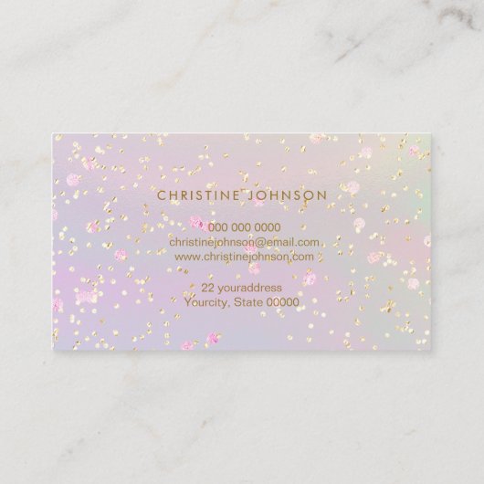 Queen Bee logo Visitekaartje (Achterkant)