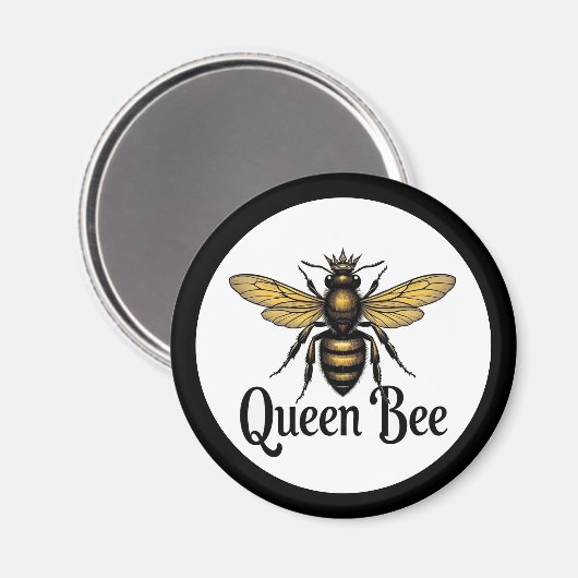 Queen Bee Magneet (Voorkant / Achterkant)