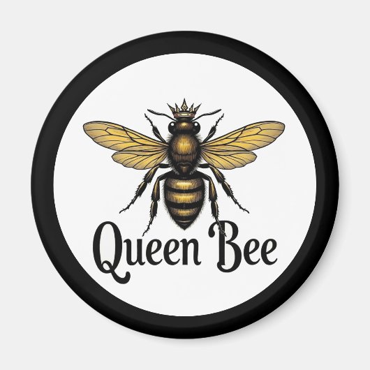 Queen Bee Magneet (Voorkant)
