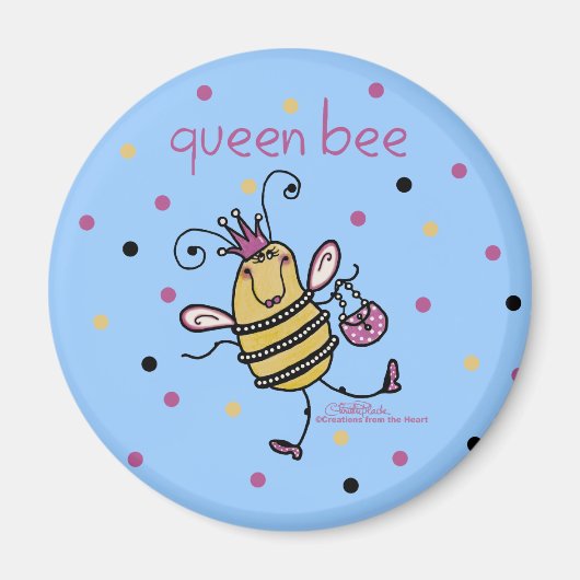 Queen Bee Magneet (Voorkant)