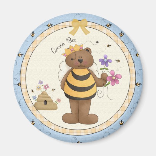 Queen Bee - Magneet (Voorkant)