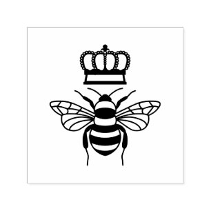Queen Bee met alleen Afbeelding Zelfinktende Stempel