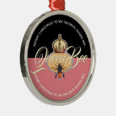Queen Bee Metalen Ornament (Rechts)