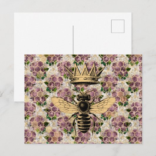 Queen Bee & Mystic Rozen Briefkaart (Voorkant / Achterkant)