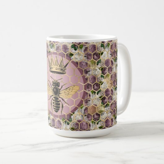 Queen Bee & Mystic Rozen Koffiemok (Voorkant rechts)