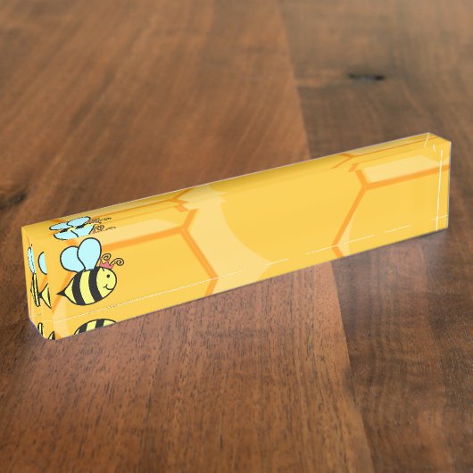 Queen Bee Naambordje (Zijkant)