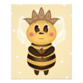 Queen Bee Nursery Wall Art Foto Afdruk (Voorkant)