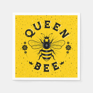 Queen Bee Party Napkins Servet