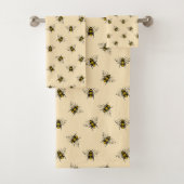 Queen Bee Pattern Bad Handdoek (Insitu)