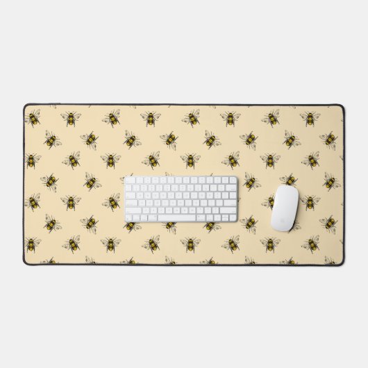 Queen Bee Pattern Bureaumat (Keyboard & Muis)