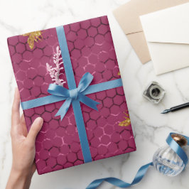 Queen Bee Pattern Cadeaupapier