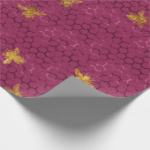 Queen Bee Pattern Cadeaupapier (Hoek)