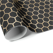 Queen Bee Pattern Cadeaupapier (Rol Hoek)
