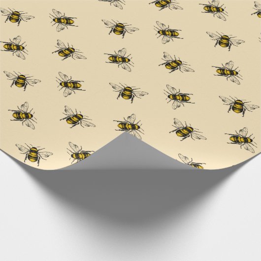 Queen Bee Pattern Cadeaupapier (Hoek)