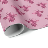 Queen Bee Pattern Cadeaupapier (Rol Hoek)