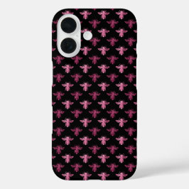 Queen Bee Pattern iPhone 16 Hoesje