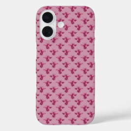 Queen Bee Pattern iPhone 16 Hoesje