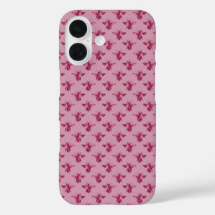 Queen Bee Pattern iPhone 16 Hoesje